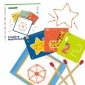TOOKY TOY Drewniana Układanka Montessori Gra Logiczna Łamigłówki Zapałki Magnetyczne dla Dzieci 58 el. 
