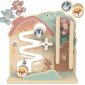 TOOKY TOY Labirynt Tablica Edukacyjna Tor 2w1 Labirynt Drewniany 