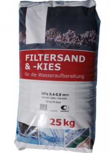 Piasek kwarcowy do filtracji piaskowych 0,4 - 0,8