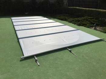 Przykrycie bezpieczne - model Tube - prostokątny - do basenu 8x4 m