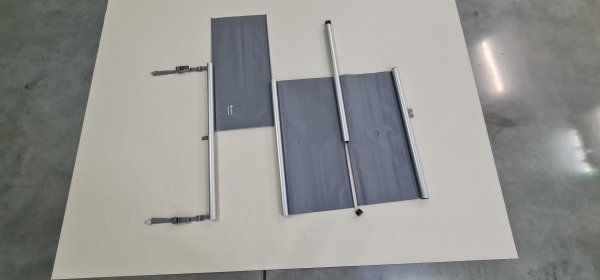 Przykrycie bezpieczne - model Segment - prostokątny - do basenu 9x5m
