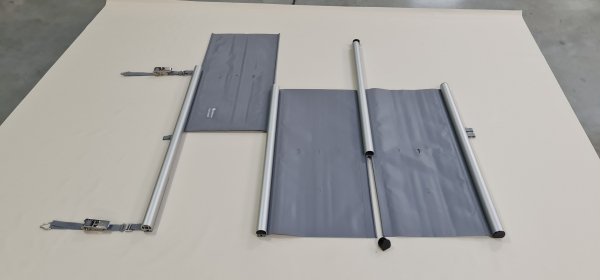Przykrycie bezpieczne - model Segment - owalny - do basenu 10 x 4,16 m