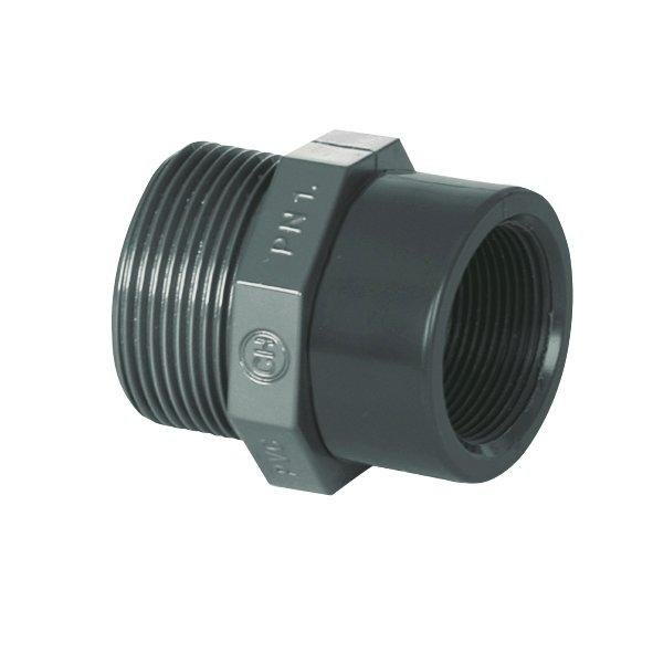 Złączka PCV - Redukcja 1/2&quot; zew. x 1&quot; wew.