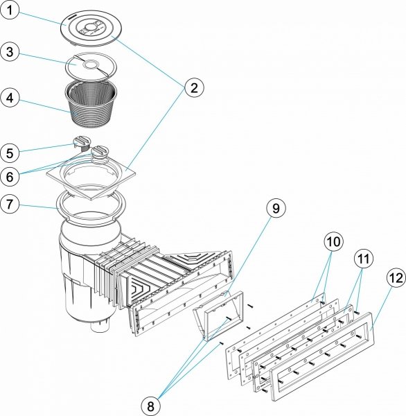 Uszczelka skimmera NORM - Astralpool 4402010021