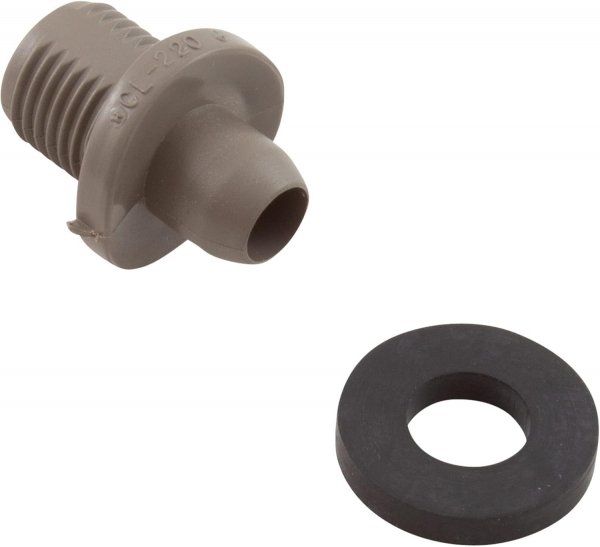 Króciec, nypel i uszczelka do dozownika Hayward