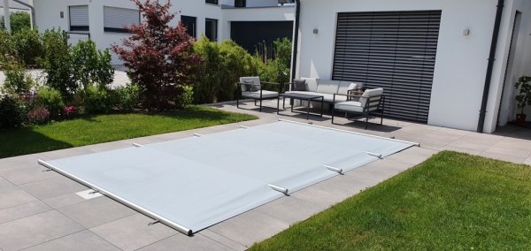 Przykrycie bezpieczne - model standard - prostokątny - do basenu 7x3,5m