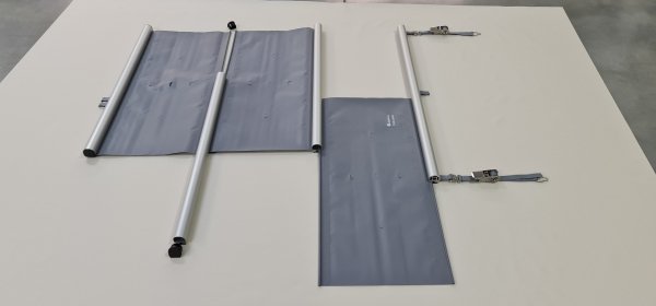 Przykrycie bezpieczne - model Segment - prostokątny - do basenu 10x4m
