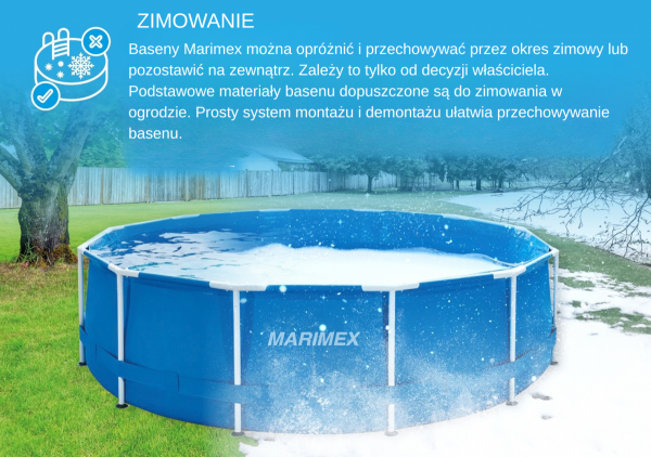 Basen stelażowy Marimex 3,05x0,76 m