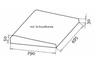 Kamień brzegowy Hobby Pool BWT - piaskowy do basenu owalnego 10 x 4,16 m