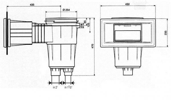 SKIMMER ASTRALPOOL 11311CL090