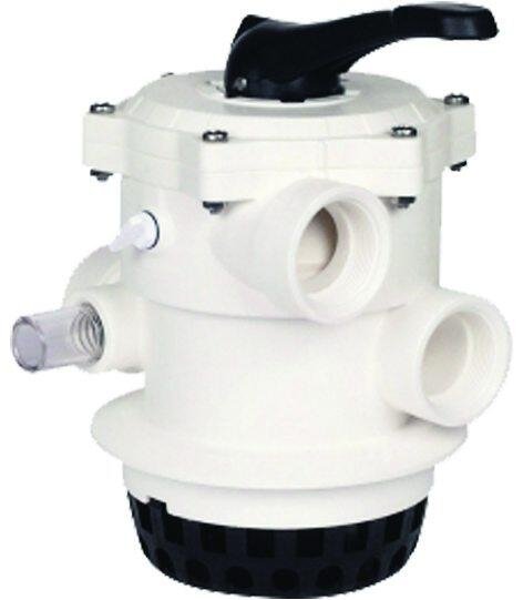 Zawór 6-drożny górny Praher 130830  V6 ND TM12 SF-Flange 1 1/2" ABS, gwint BSP 3,5bar