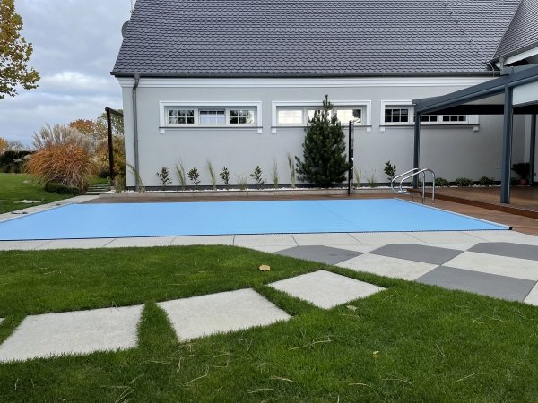 Przykrycie bezpieczne - Model Extra Top - prostokątny - do basenu 7x3,5 m