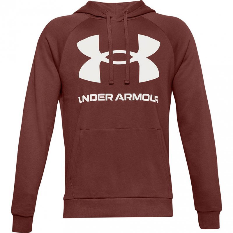 Bluza męska Under Armour Rival Fleece Big Logo HD brązowa ...