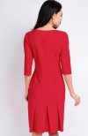 Awama A158 sukienka czerwona tyl