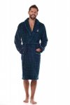 Hero Long 2455 Dark Blue szlafrok męski-1