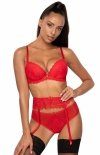 Mat S-0198/4 Estelle czerwone stringi damskie-1
