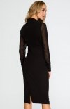 Style S136 sukienka czarna tył