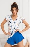 Donna Astrid 1/2 cobalt piżama damska 