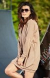 Dresowa sukienka oversize M272