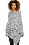 PeekaBoo 30012 poncho jasny szary