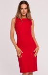 Elegancka ołówkowa sukienka czerwona M667