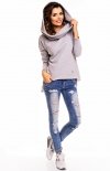 Awama A129 bluza szara