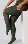 Mona Elizabeth rajstopy size plus 70 den zielony