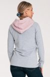 Figl M1045 różowa bluza damska tył