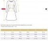 Długa grafitowa brokatowa sukienka Paris tabela
