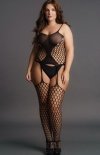 Zmysłowe bodystocking Fence plus size