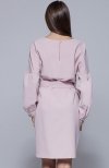 Harmony H028 sukienka różowa tył