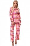 Key LNS 437 B23 flanelowa piżama damska
