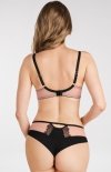 Gorsenia K 836 Black To Black figi brazyliany tył
