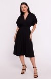 Bewear B278 sukienka rozkloszowana czarna 