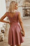 Elegancka błyszcząca sukienka 2215-20 tył