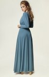 Efektowna sukienka maxi blue PAT tył