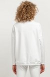 Tessita T381 bluza damska ze stójką biała tyl