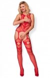 Czerwone bodystocking Hot Cyber