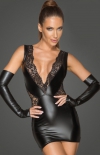 Erotyczna sukienka wetlook F212