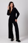 Bewear B272 kombinezon z dekoltem czarny 