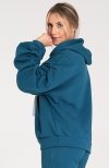 Figl M1055 niebieska bluza damska tył