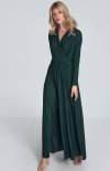 Elegancka sukienka maxi zielona M705-1