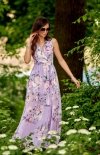  Szyfonowa długa sukienka letnia kolorowa 0209 R59-1
