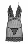 Comiran Black LC 90572 koszulka i stringi-1