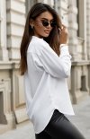 Ivon Kameron biała koszula z kieszeniami tył