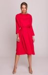 Stylove S403 sukienka oversize z modalu czerwona 