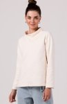 Bewear B268 bluza z wysokim kołnierzem waniliowa 