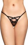 Softline 2494 czarne stringi damskie