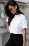 Ivon krótki t-shirt z haftem