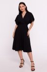 Bewear B278 sukienka rozkloszowana czarna 
